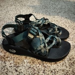 Chaco ZX/2 Classic Hiking Sandal with Green Straps